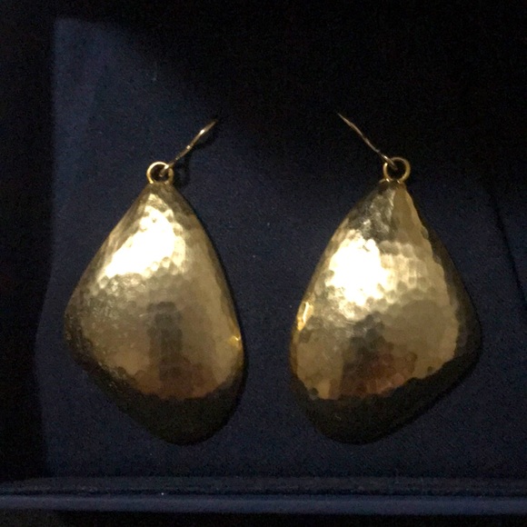 BRIGTHON  gold tone earrings. - Picture 3 of 4